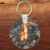 キャンプファイアキーチェーン キーホルダー (正面)