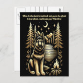 キャンプファイアコンパニオンUnder Stars ポストカード (正面/裏面)