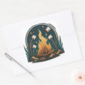 キャンプファイアスマイル スクエアシール (封筒)