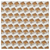 キャンプファイアスモール焼きマシュマロのモアズ生地 ファブリック (見本)