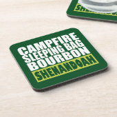 キャンプファイアスリーピングバッグバーボンシェナンドア コースター (左側)