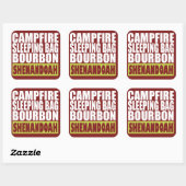 キャンプファイアスリーピングバッグバーボンシェナンドア スクエアシール (シート)