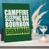 キャンプファイアスリーピングバッグバーボンシェナンドア フォトプラーク (側面)