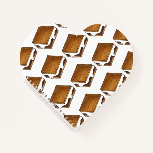 キャンプファイアズモアトーストマーシュマロサマーキャンプ ノートブック (正面)