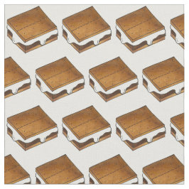 キャンプファイアズモーレスチョコレートトーストマーシュマロ ファブリック