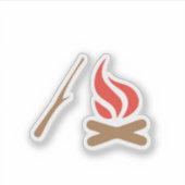 キャンプファイアナイト シール (正面)