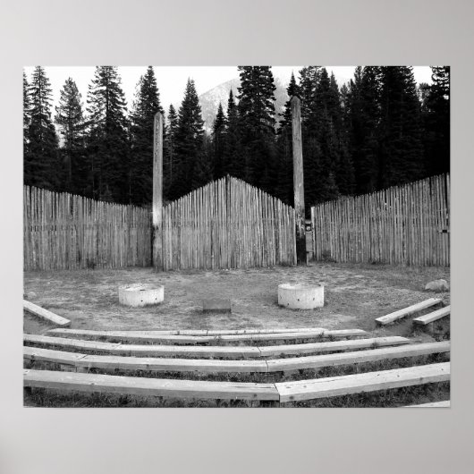 キャンプファイアボウルBW ポスター (正面)