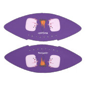 キャンプファイアマンガの可愛いピンクのマシュマロ アメリカンフットボール (パネル)