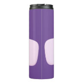 キャンプファイアマンガの可愛いピンクのマシュマロ タンブラー (裏面)