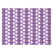 キャンプファイアマンガの可愛いピンクのマシュマロ テーブルクロス (正面(横))