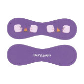 キャンプファイアマンガの可愛いピンクのマシュマロ 野球ボール (パネル)