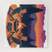 キャンプファイアーサンサー ジグソーパズル (横)