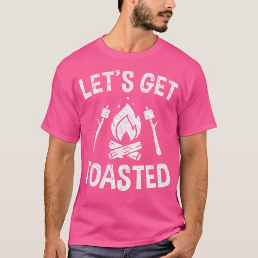 キャンプファイアースモアマーシュマローズキャンピング – Let'S Get T Tシャツ (正面)
