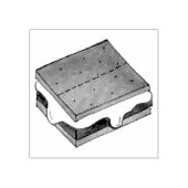 キャンプファイアーズモーレスチョコレートトーストマーシュマロ ラバースタンプ (インプリント)