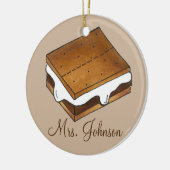 キャンプファイアーズモーレス先生感謝ギフト セラミックオーナメント (左)