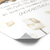 キャンプファイア救済ベビーシャワー忙し- Mom-to-Be ポスター (角)