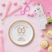 キャンプファイア赤ちゃんシャワーを愛するS'more ペーパープレート (パーティー)