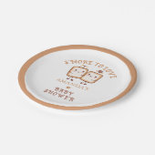 キャンプファイア赤ちゃんシャワーを愛するS'more ペーパープレート (アングル)