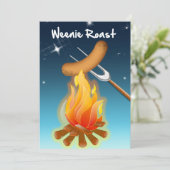 キャンプファイア·ウインナソーセージ焼き 招待状 (スタンド正面)