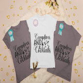 キャンプファイア&カクテルバチェロレッテ花嫁 Tシャツ