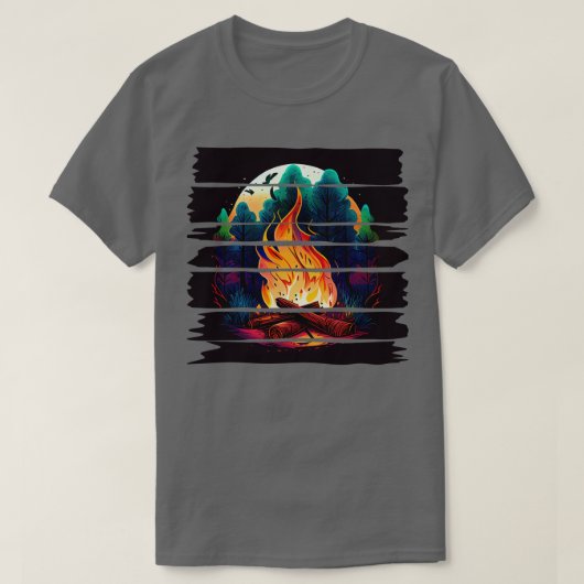 キャンプファイア Tシャツ (デザイン正面)