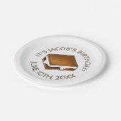キャンプファイアS'mores Marshmallow Smores誕生日パーティー ペーパープレート (アングル)