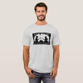 キャンプファイヤーのそばは最高 Tシャツ (正面フル)