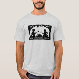 キャンプファイヤーのそばは最高 Tシャツ