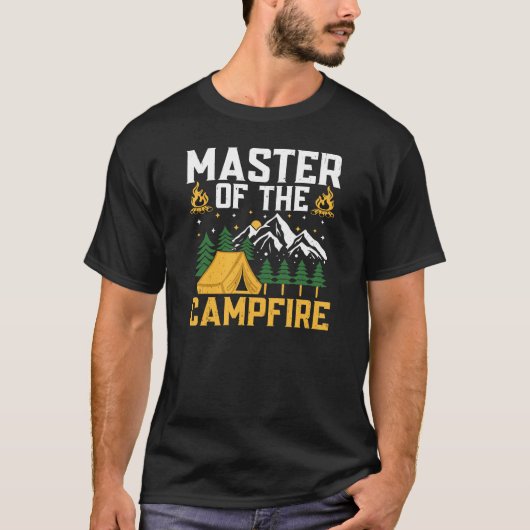 キャンプファイヤーのマスター Tシャツ (正面)