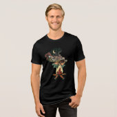 キャンプファイヤーの夜の冒険 トライブレンドＴシャツ (正面全面)