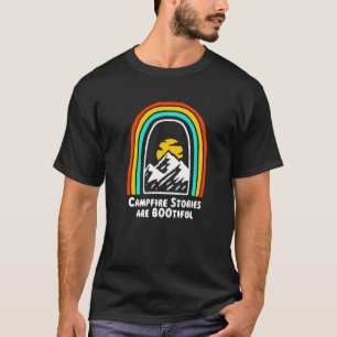 キャンプファイヤーの物語は豊穣なキャンプの陽性C Tシャツ