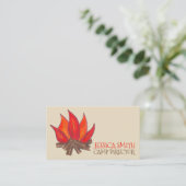 キャンプファイヤーカウンセラー監督キャンプグラウンド 名刺 (スタンド正面)