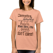 キャンプファイヤースモークインマイヘアキャンピンググランプ