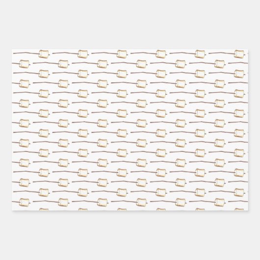 キャンプファイヤーズモーレストーストマーシュマロのスモール ラッピングペーパーシート (正面2)