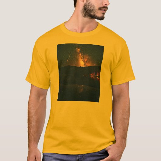 キャンプファイヤーナイトスカイ Tシャツ (正面)