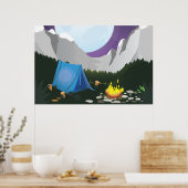キャンプファイヤー ポスター (キッチン)