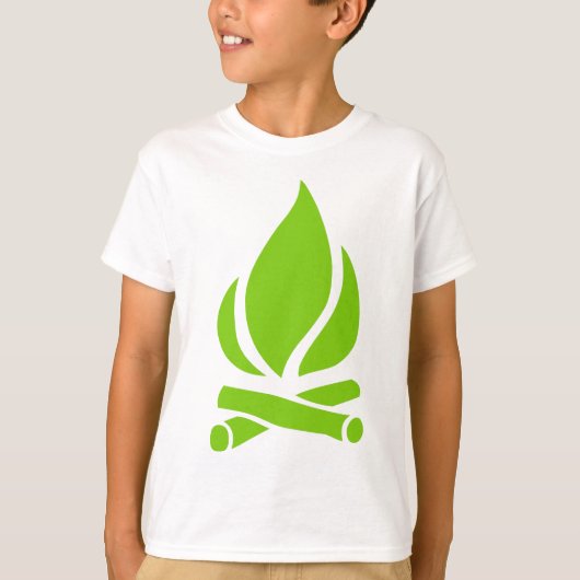 キャンプファイヤー Tシャツ (正面)