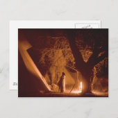 キャンプファイヤーNo.2 ポストカード (正面/裏面)