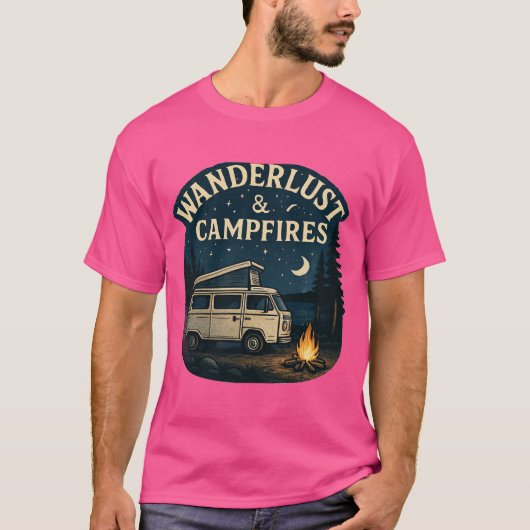 キャンプファイヤーTシャツ Tシャツ (正面)