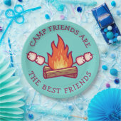 キャンプフレンズは友最高の達 ペーパープレート (パーティー)