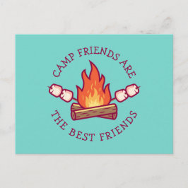 キャンプフレンズは友最高の達 ポストカード