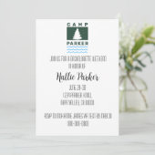 キャンプブライドバチェロレッテ招待状 招待状 (スタンド正面)