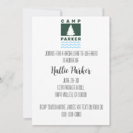 キャンプブライドバチェロレッテ招待状 招待状