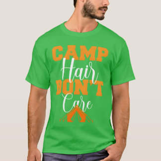 キャンプヘアは気にしない キャンピング・アドベンチャー キャンパーギフト Tシャツ