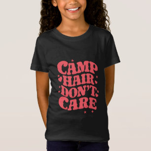 キャンプヘアは気にしない サマーキャンプ ガールズ グルーヴィー Tシャツ