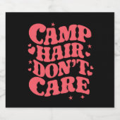 キャンプヘアサマーキャンピングガールズグルーヴィーしない ビールラベル (シングルラベル)