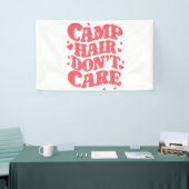 キャンプヘアサマーキャンピングガールズグルーヴィーしない 横断幕 (トレードショー)