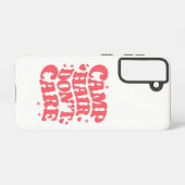 キャンプヘアサマーキャンピングガールズグルーヴィーしない SAMSUNG GALAXYケース (裏面横)