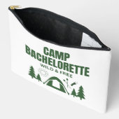 キャンプヘアドグリーン気にプリントカットソーバッグ アクセサリーポーチ (見開き)