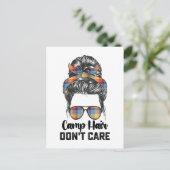 キャンプヘアメッシ気にーパン インビテーションポストカード (スタンド正面)